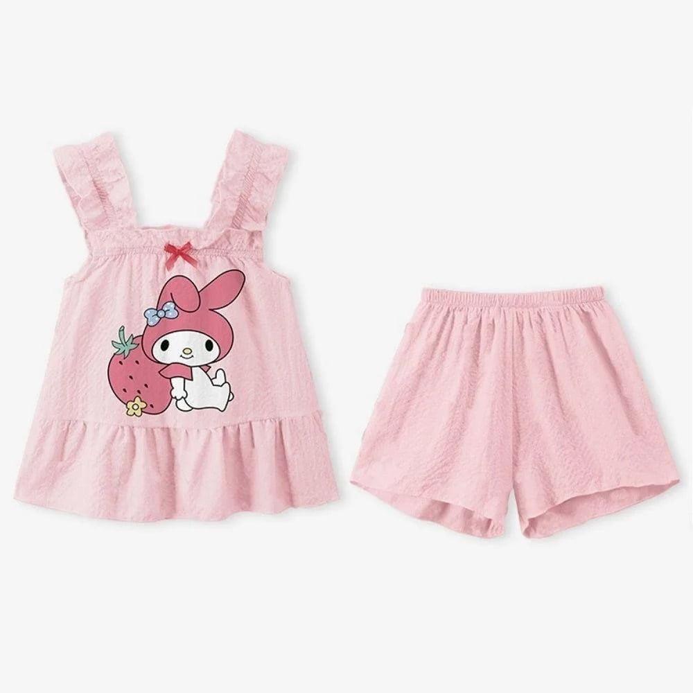2024 Sanrio Cinnamoroll Kawaii Anime New Girls Pajama Set My Melody