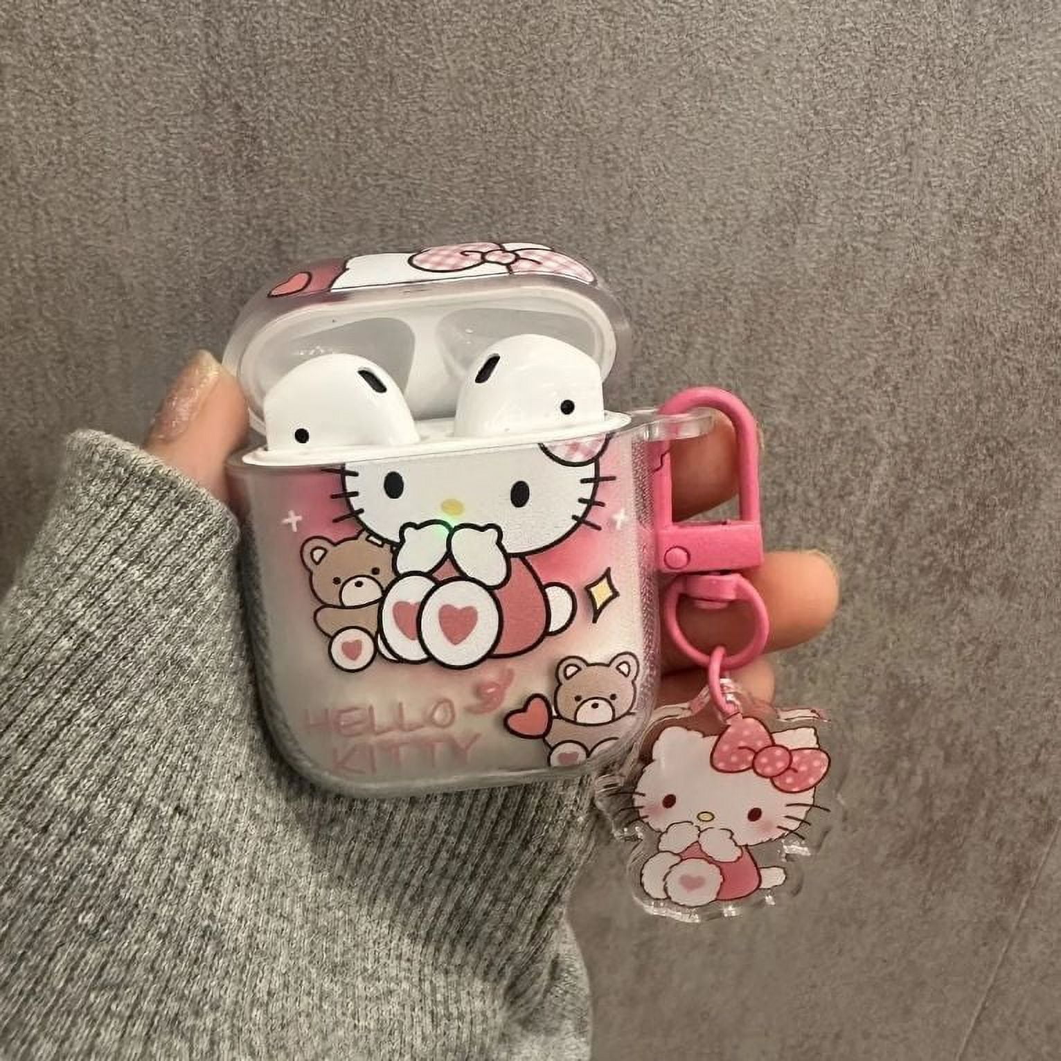 2024 Sanrio Hello Kitty Cute Transparent Earphone Case For Airpods 1 2 ...