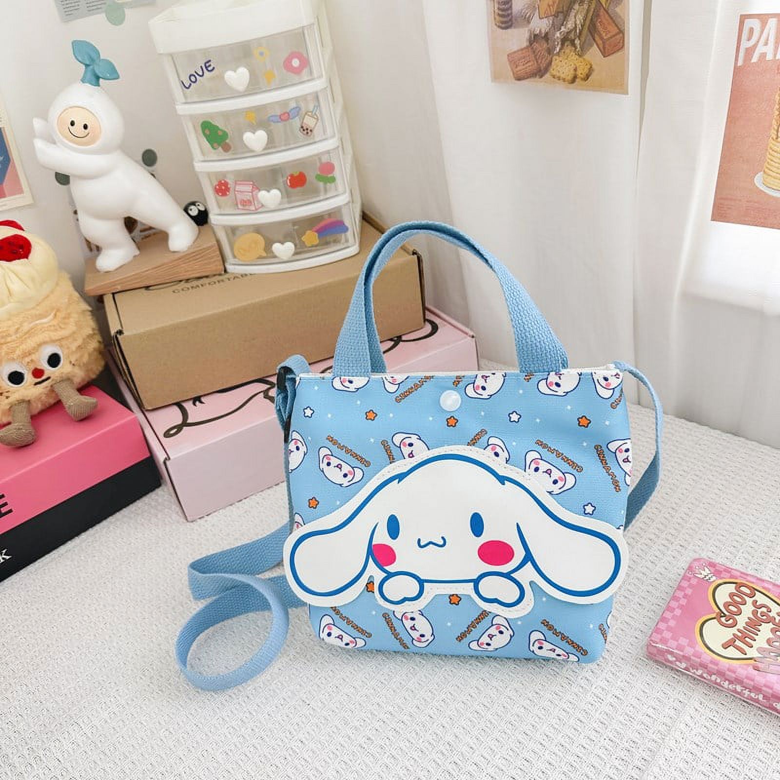 2024 Sanrio Hello Kitty Shoulder Bags Melody Kuromi Cute Anime Handbag ...