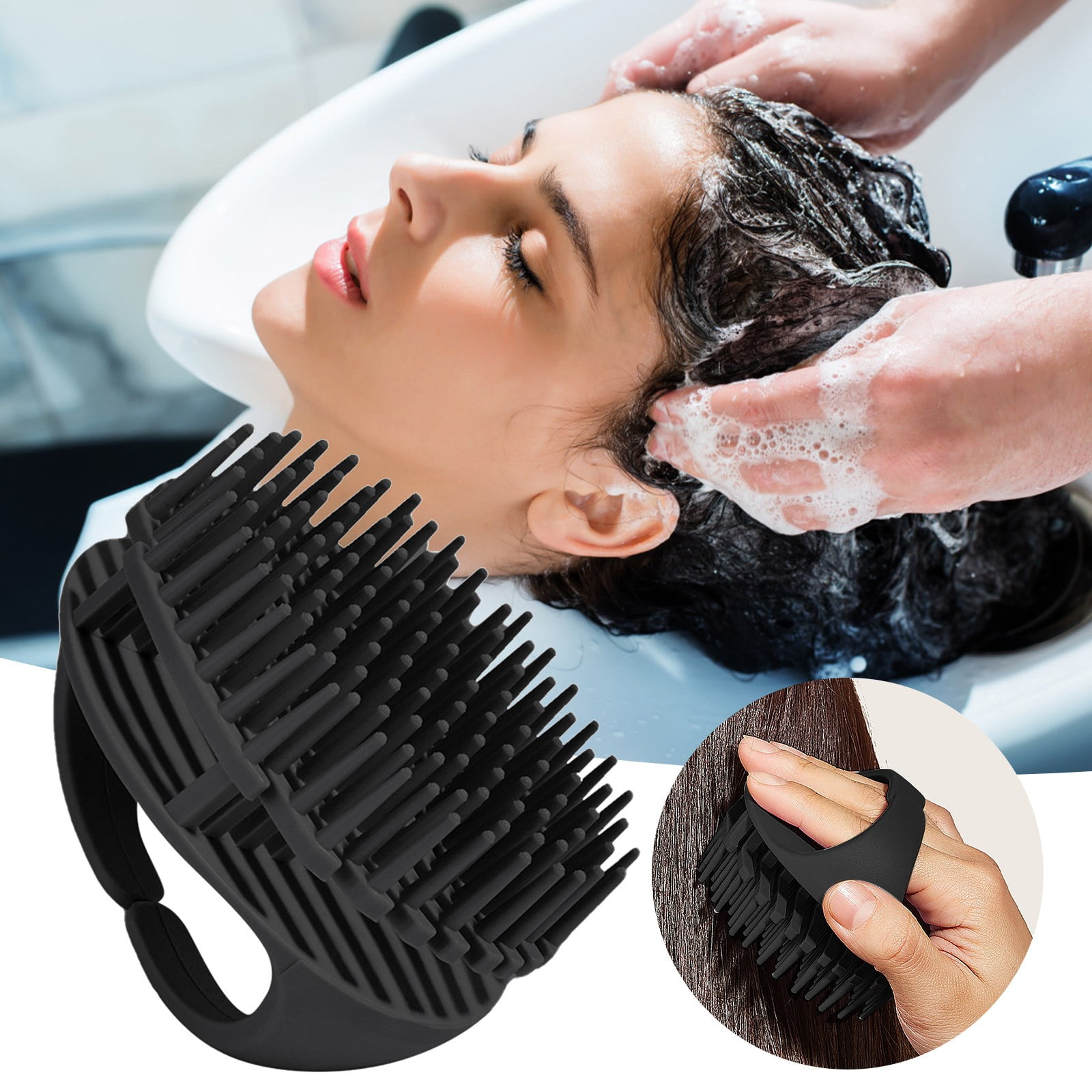 2024 Scalp Massager Shampoo Brush Hair Scalp Scrubber Head Massager For
