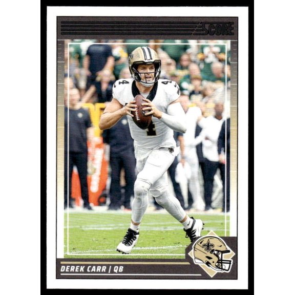 2024 Score #199 Derek Carr NM-MT New Orleans Saints Football Card New Orleans Saints NFL Football Trading Card