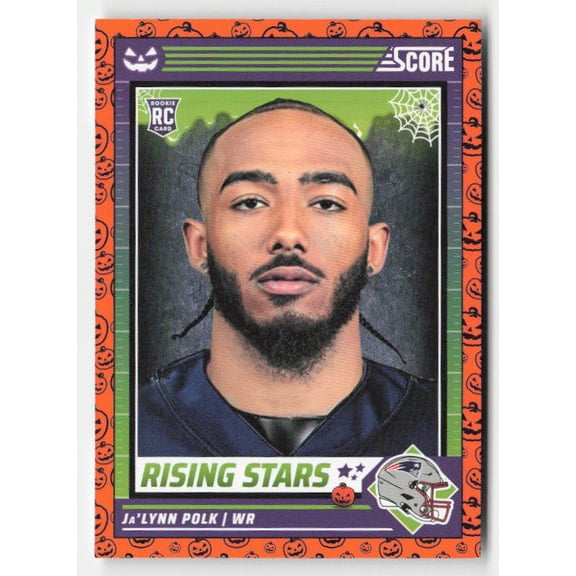 2024 Score-A-Treat Adonai Mitchell #1 Rising Stars Orange Pumpkin