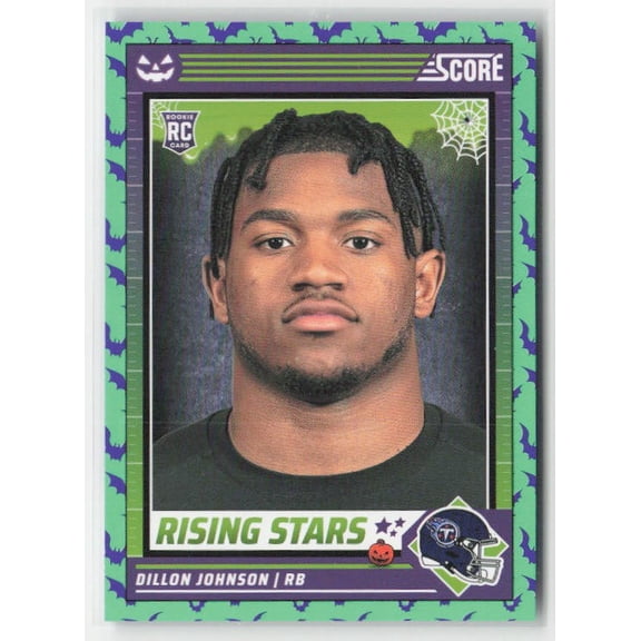 2024 Score-A-Treat Dillon Johnson #16 Rising Stars Orange Pumpkin