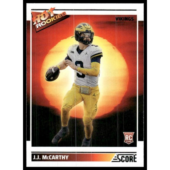2024 Score J.J. McCarthy #11 Hot Rookies