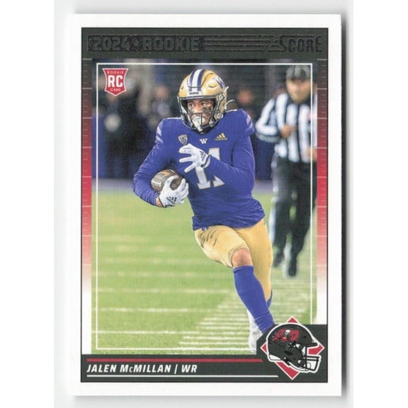 2024 Score Jalen McMillan #380 RC Tampa Bay Buccaneers Football Card Tampa Bay Buccaneers NFL FOOTBALL Trading Card