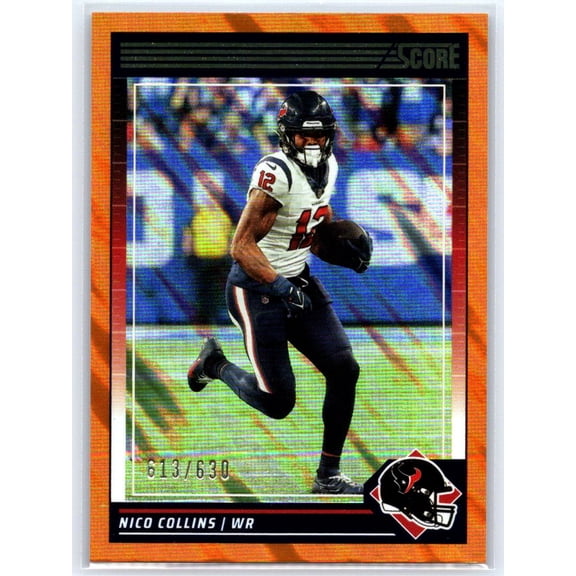 2024 Score Nico Collins #112 Lava SN