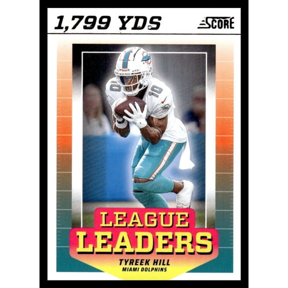 2024 Score Tyreek Hill #6 Miami Dolphins NM-MT Football Card Miami Dolphins NFL Football Trading Card