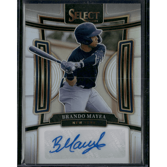 2024 Select Silver Prizm Auto Brando Meya SIG-BM Panini Baseball Card