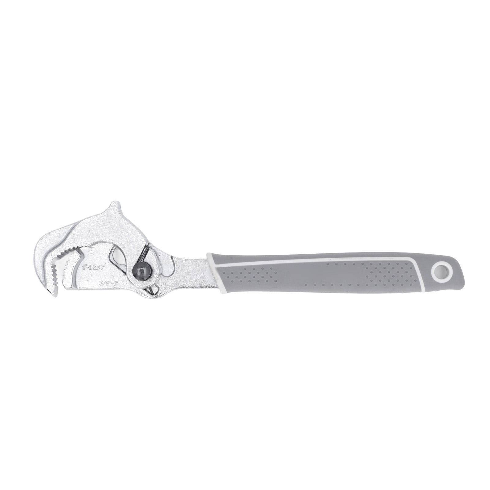 2024 Self Adjusting Pipe Wrench 12in Quick Release 180 Degree Swivel Head One Hand Adjustable