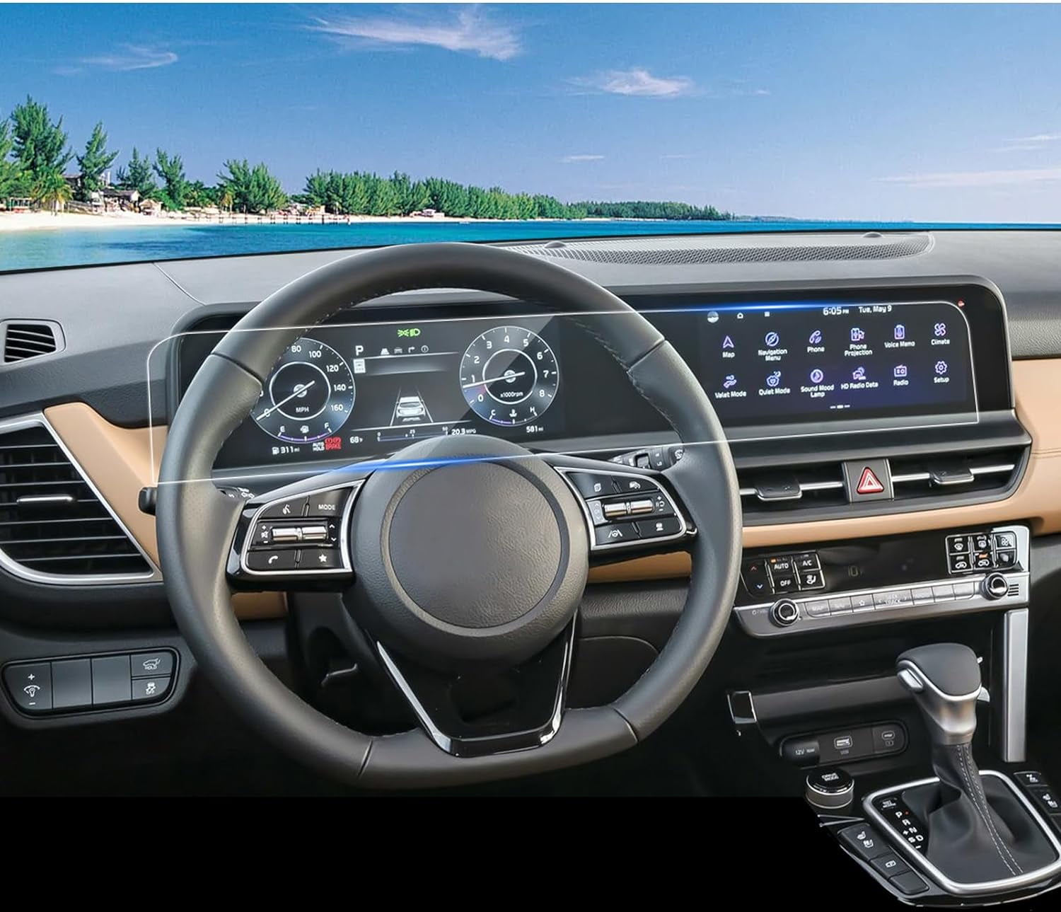 2024 Seltos Screen Protector for Kia Seltos (S/EX/XLine/SX) 10.25inch