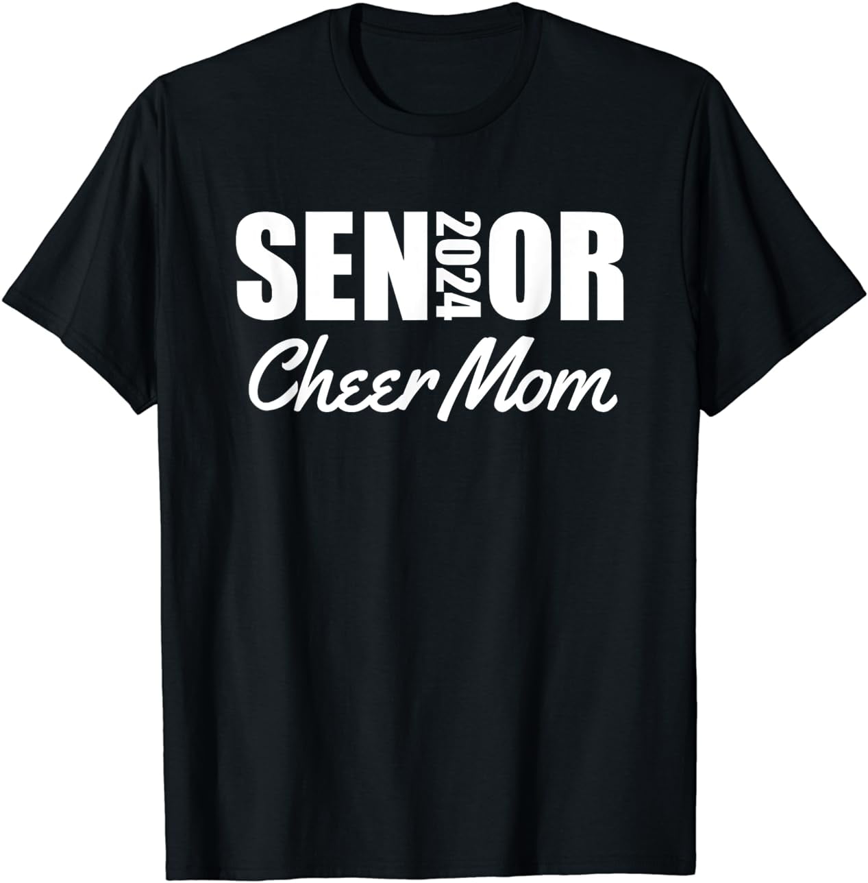 2024 Senior Cheer Mom 2024 Cheerleader Parent Class of 2024 TShirt