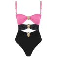 thumbnail image 1 of 2024 Sexy 3D Flower One Piece Swimsuits Push Up Women Bikini Set  Printed Ruffle Bikinis Swimwear Brazilian Biquini Bathing Suit, 1 of 7