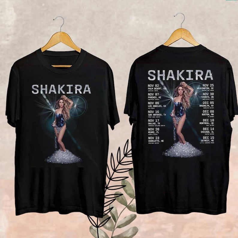 2024 Shakira Las Mujeres Ya No Lloran World Tour Fan Shirt, Shakira