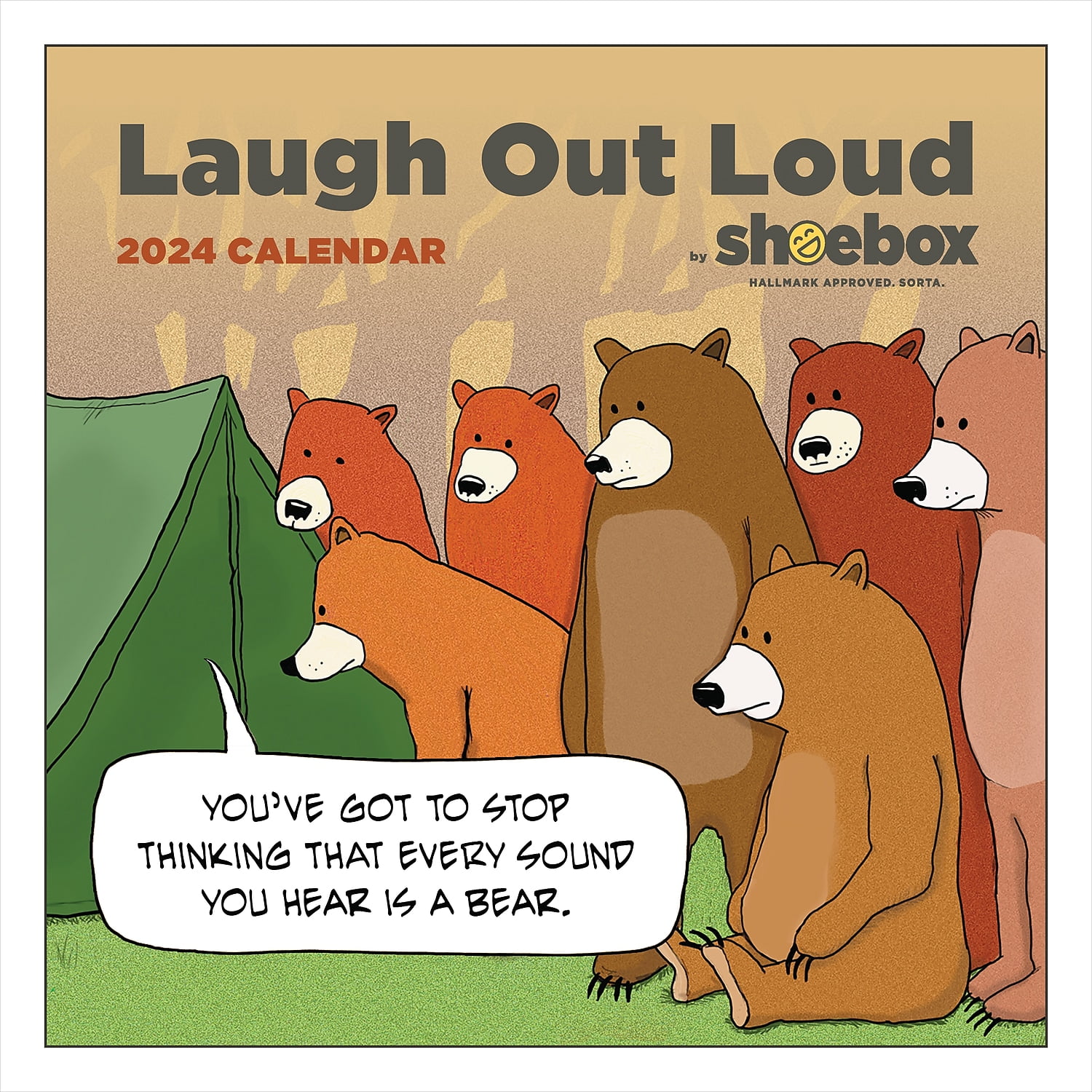 2024 Shoebox Wall Calendar Multi