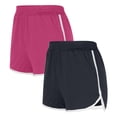 thumbnail image 1 of 2024 Shorts Clearance! AIEOTT 2PC Women's Running Shorts Elastic High Waisted Shorts Workout Women Yoga Gym Active Shorts Dance Pack with Pockets S-XXL, Multi-colour Available, 1 of 1