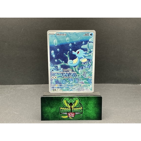 2024 Shrouded Fable Horsea Holo Secret Rare #67/64