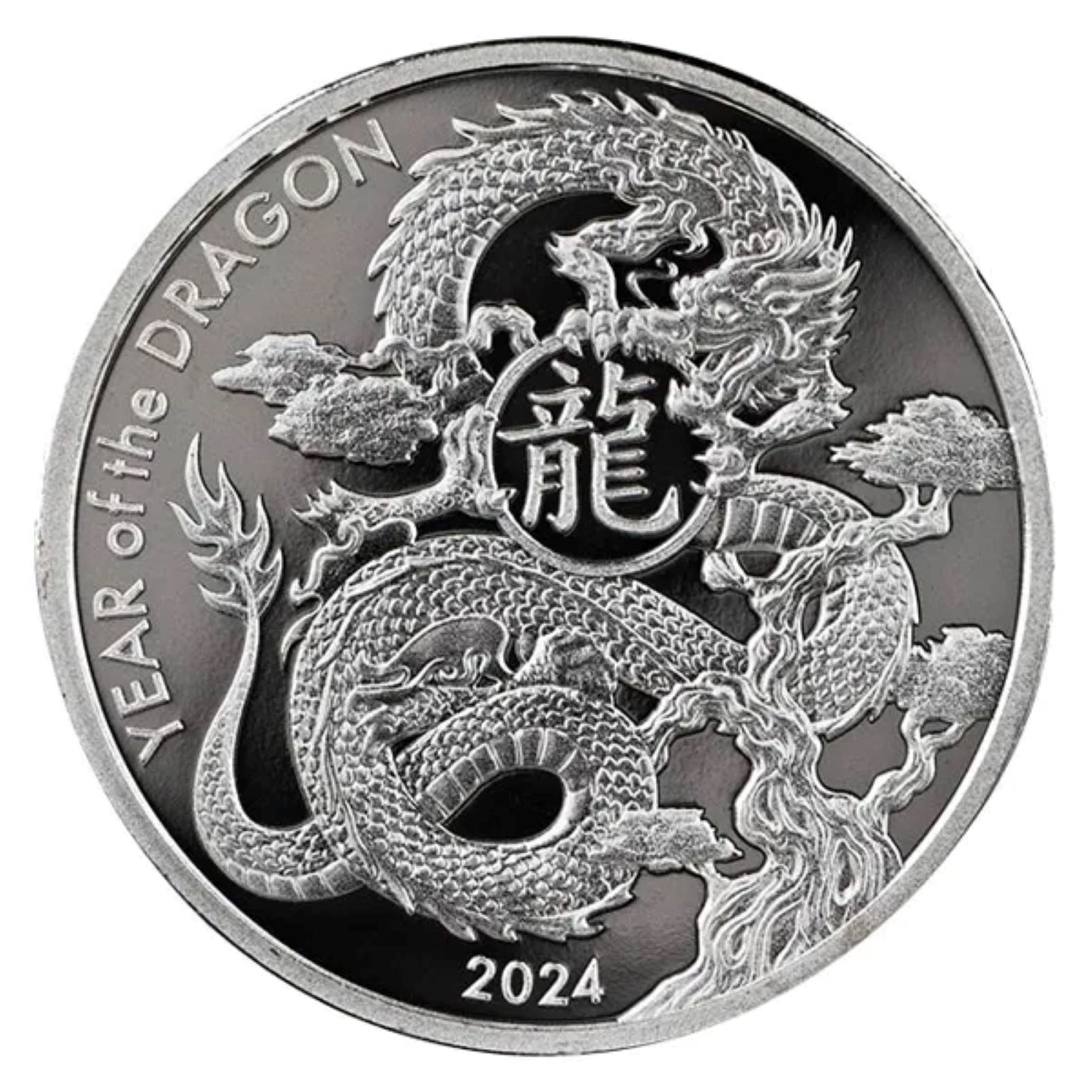 ASAHI INDUSTRY 2024 Silver 1 oz Asahi Lunar Dragon Round