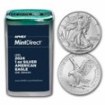 thumbnail image 1 of 2024 Silver Eagles (20-Coin MD® Tube) - Bullion Club Offer, 1 of 3