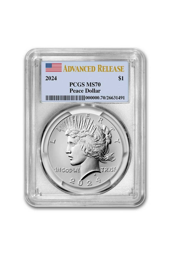 2024 Silver Peace Dollar MS-70 PCGS (Advanced Release)