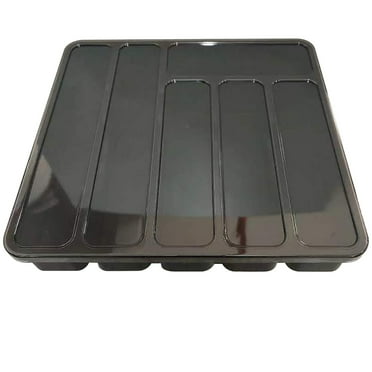 2024 Silverware Organizer With Lid Covered Utensil Tray For Kitchen Drawer And Countertop Plastic Cutlery And Flatware Storage Box For Spoons Forks Knives