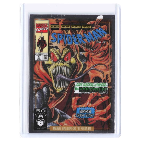 2024 SkyBox Marvel Masterpieces '92 Platinum Variant Covers #33-V