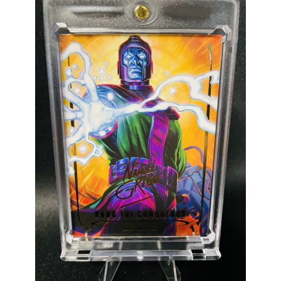 2024 SkyBox Marvel Masterpieces Gold Signature Series Kang the Conqueror Trading Card #57 Rafael Grego