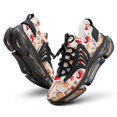 thumbnail image 1 of 2024 Snowman Christmas Tree Elk Women Or Men Lace Up Flat Sneakers Female Mesh Walking Footwear, 1 of 8