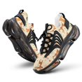 thumbnail image 1 of 2024 Snowman Christmas Tree Elk Women Or Men Lace Up Flat Sneakers Female Mesh Walking Footwear, 1 of 8