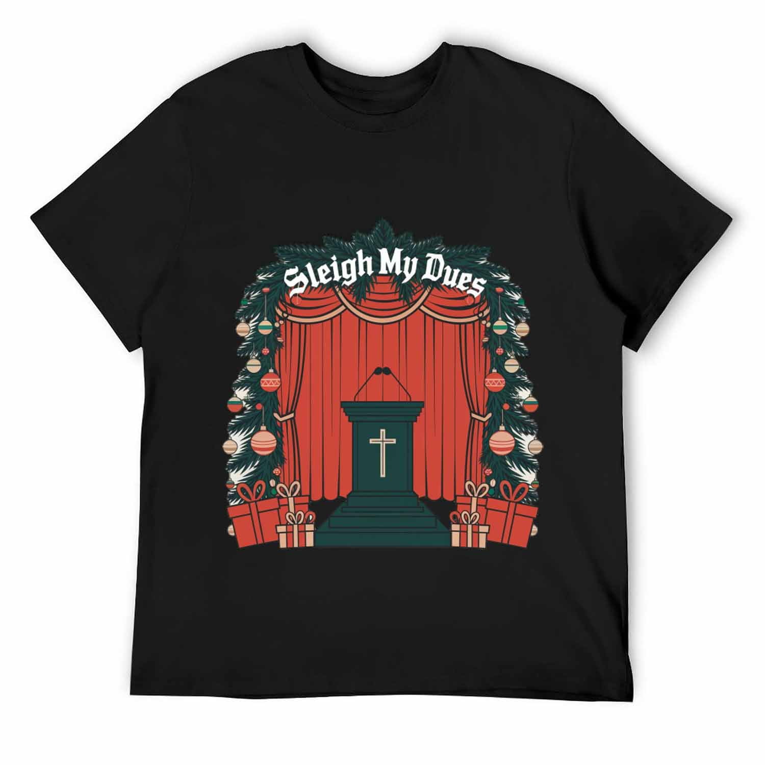 2024 Solar Eclipse 2024 Sleigh My Dues Mens Womens Kids TShirt