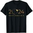 thumbnail image 1 of 2024 Solar Eclipse American Totality Spring 4.08.24 T-Shirt, 1 of 4
