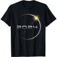 thumbnail image 1 of 2024 Solar Eclipse American Totality Spring 4.08.24 T-Shirt, 1 of 3