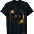 thumbnail image 1 of 2024 Solar Eclipse American Totality Spring 4.08.24 T-Shirt, 1 of 3