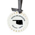 thumbnail image 1 of 2024 Solar Eclipse Decoration Acrylic Path of Totality States Ornament Total Solar Eclipse Pendant Astronomy Lovers Keepsake Gift, 1 of 8