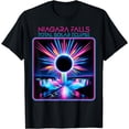 thumbnail image 1 of 2024 Solar Eclipse Niagara Falls Totality Event Souvenir T-Shirt, 1 of 3