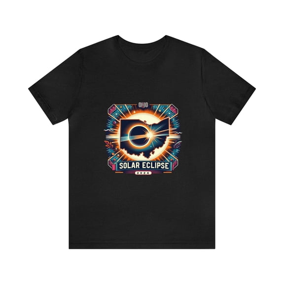 2024 Solar Eclipse Ohio Commemorative Tee