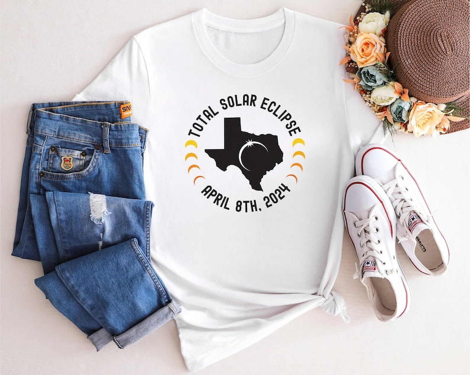 2024 Solar Eclipse Shirt, Texas Solar Eclipse T Shirt, Matching Family
