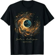 LONGSMILE 2024 Solar Eclipse Watching Family Shirt Path of Totality T-Shirt