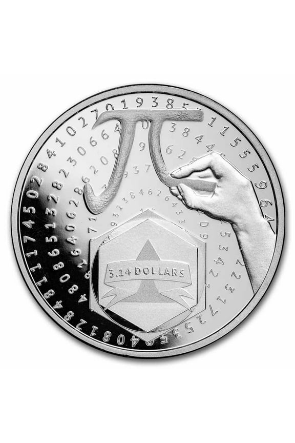 2024 Solomon Islands 1 oz Silver Number Pi BU