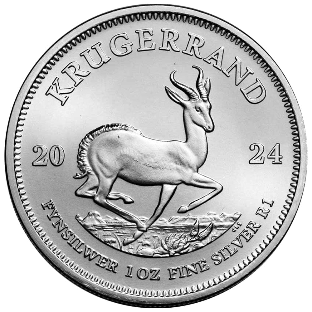 SOUTH AFRICAN MINT 2024 South Africa Silver Krugerrand 1 oz BU