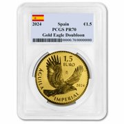 2024 Spain 1 oz Gold Reverse Proof Eagle Doubloon PR-70 PCGS