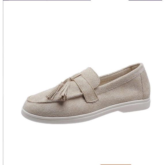 2024 Sport Women Flats Shoes New Trend Spring Autumn Platform Suede Loafers Shoes Casual Ladies Walking Non Slip Chaussure Femme