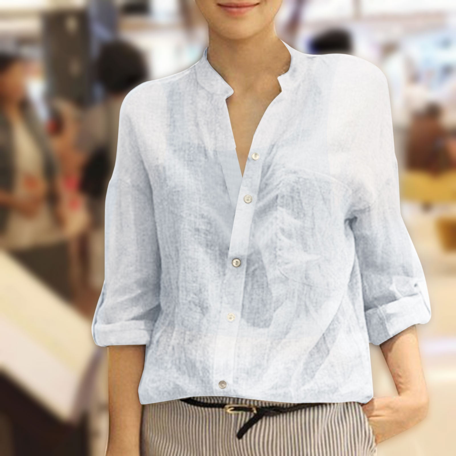 2024 Spring And Autumn Sun Proof Clothing Female Art Seven Minute