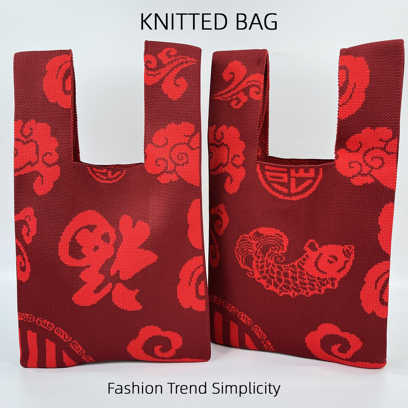 2024 Spring Festival enterprise gift festive fu character knitted