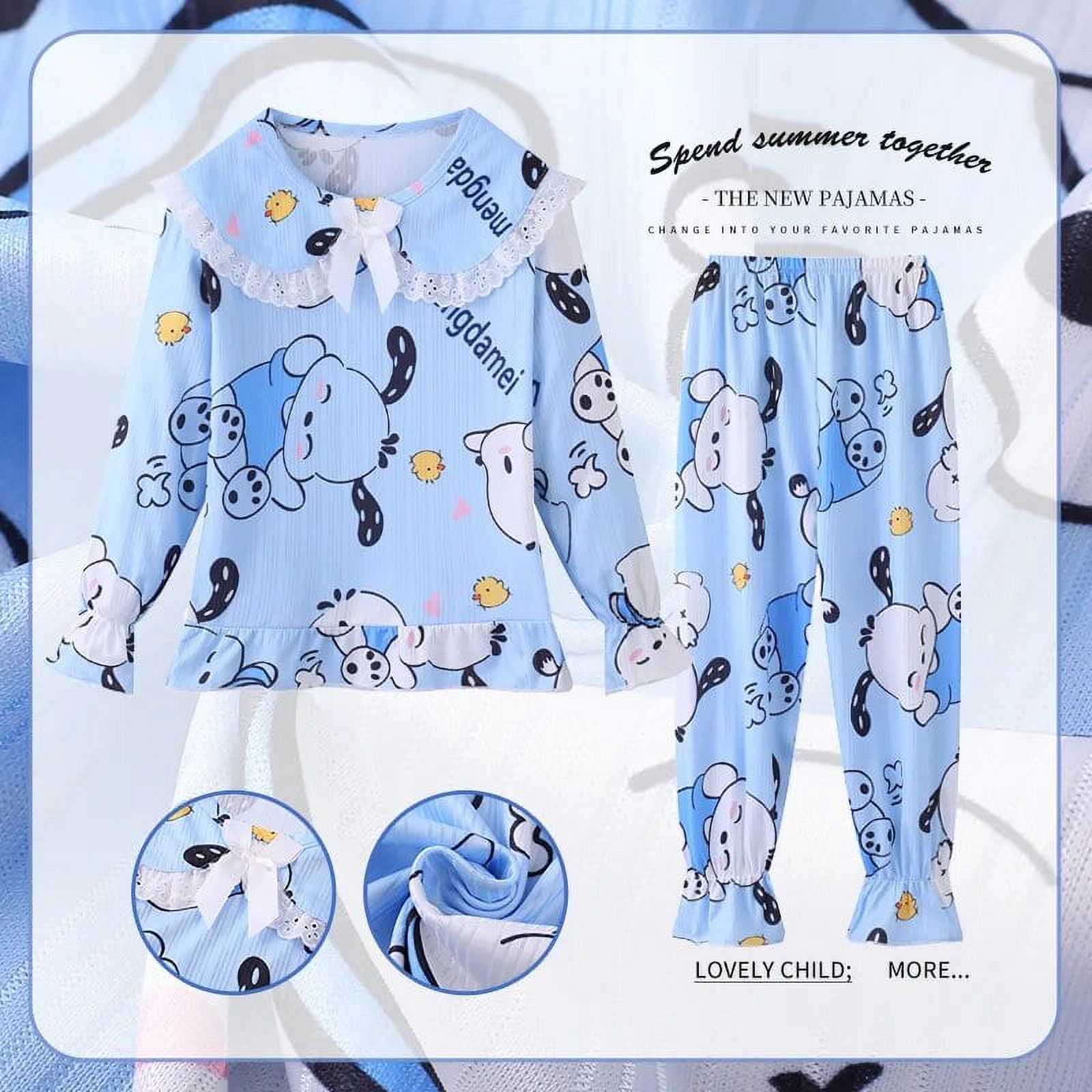 2024 Spring Kawaii Miniso Cinnamoroll Children Pajamas Cute Anime My ...