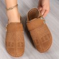 2024 Spring and Autumn New Solid Color Baotou Slippers Casual Wear