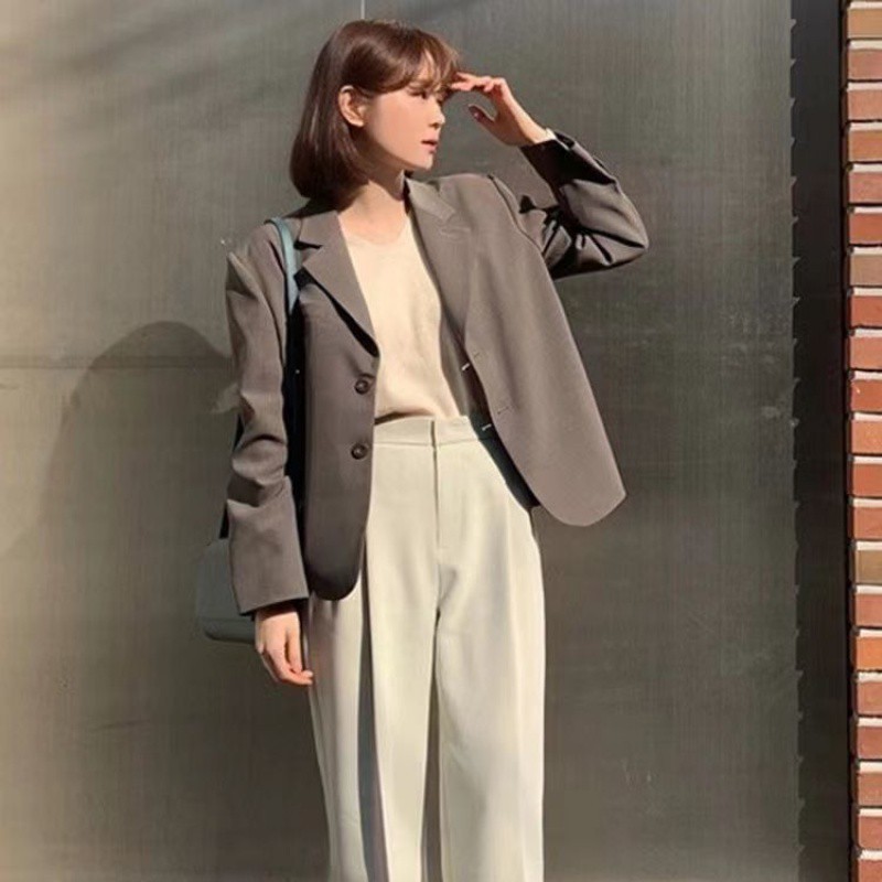 2024 Spring and Autumn Small Suit Jacket Women‘s Casual Allmatch