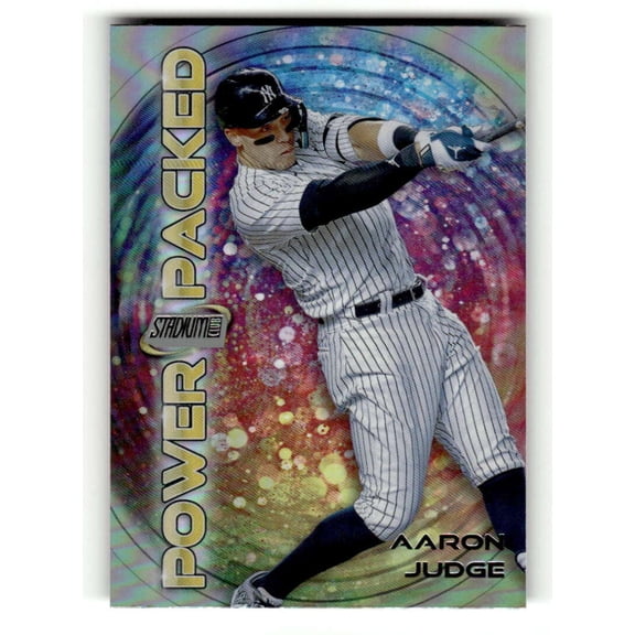 2024 Stadium Club Power Packed #PP-8 Aaron Judge New York Yankees  MLB Baseball Trading Card