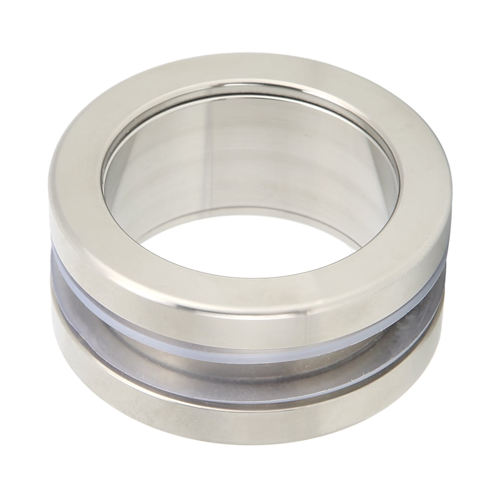 2024 Stainless Steel Round Handle Bath Glass Embedded Hollow Pull Knob