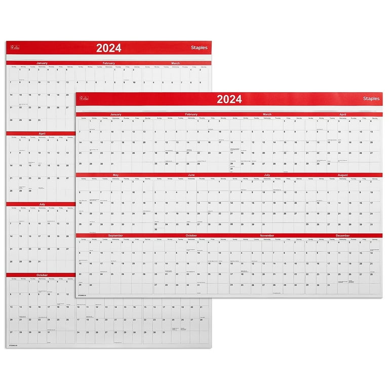 Large Wall Calendars 2025 Staples barbi dorthea
