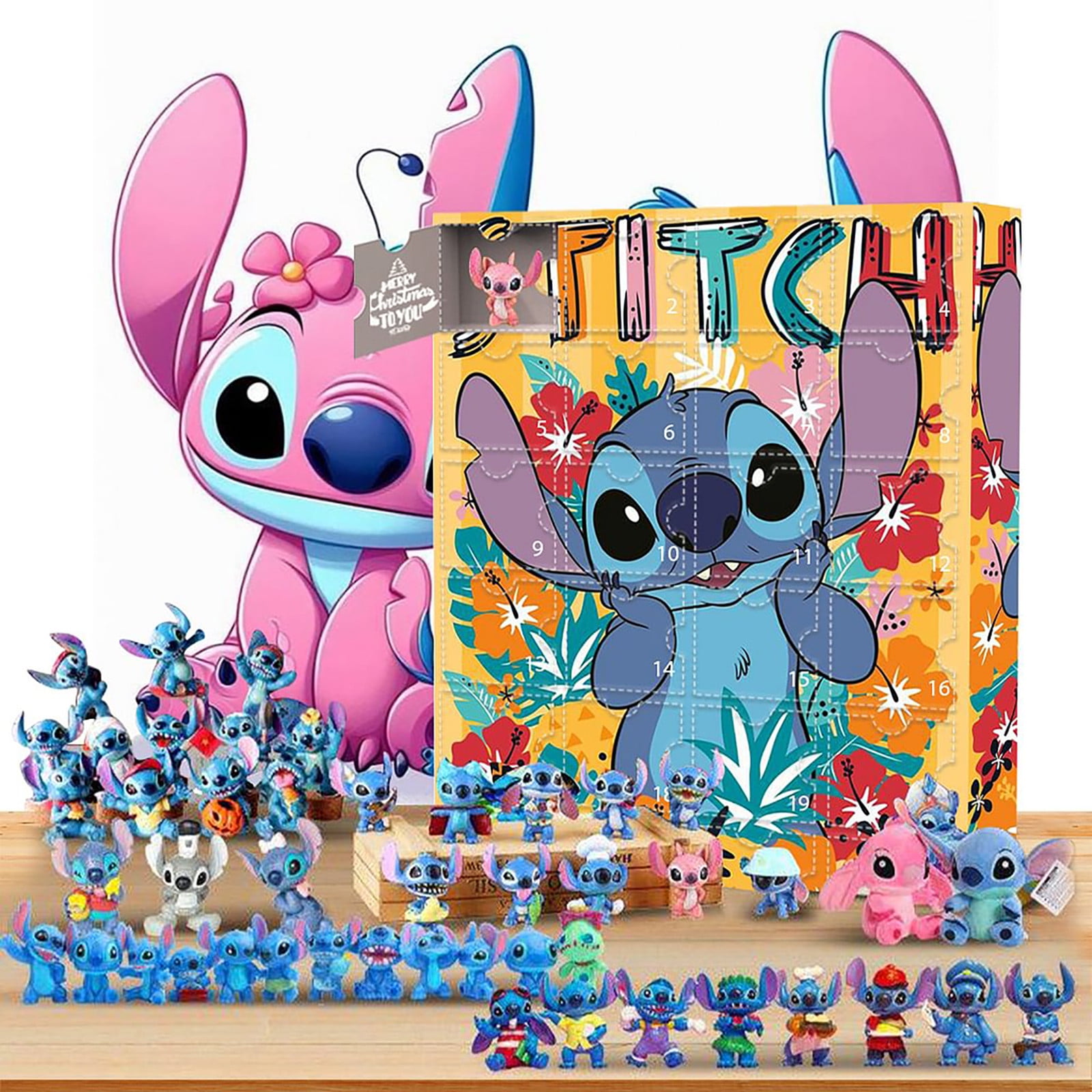 2024 Stitch Advent Calendar stitch Doll 24PC Christmas Advent Calendar